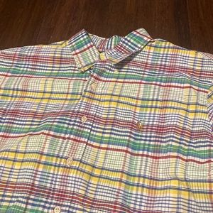Plaid Polo Ralph Lauren Men's Button Up XL